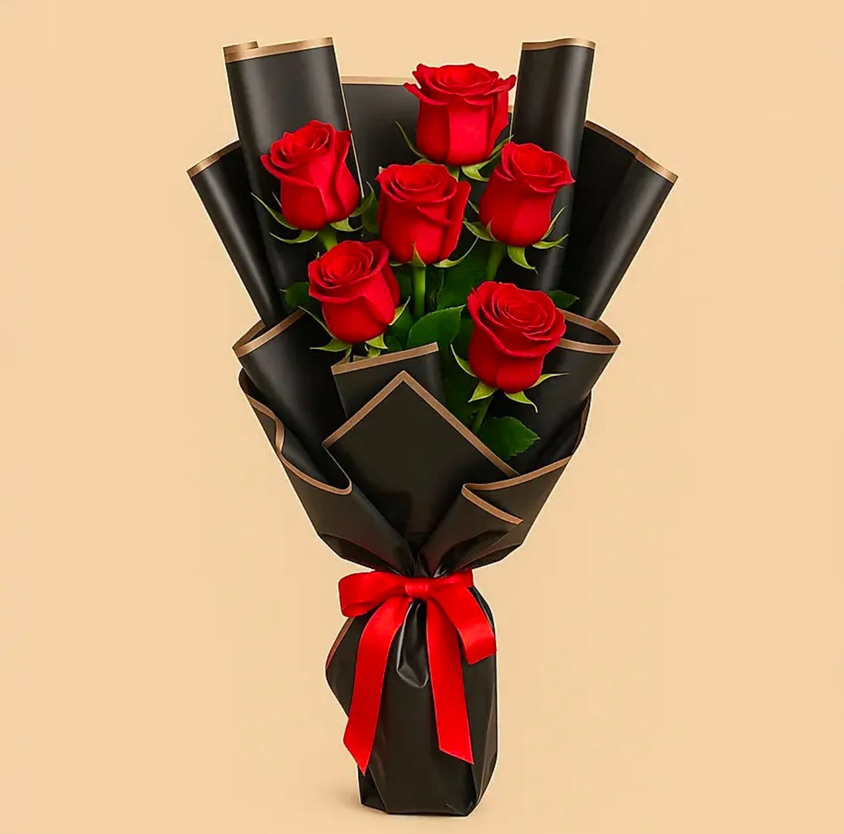Six Red Roses — Flowchow flower delivery UAE